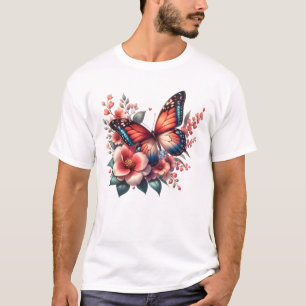 Camiseta Sublimación del muelle de mariposa Clipart-96284