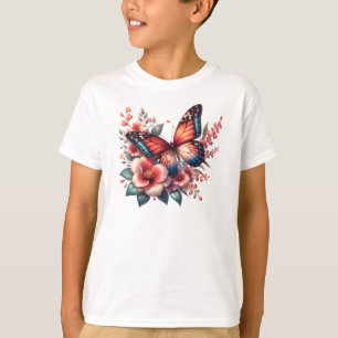 Camiseta Sublimación del muelle de mariposa Clipart-96284