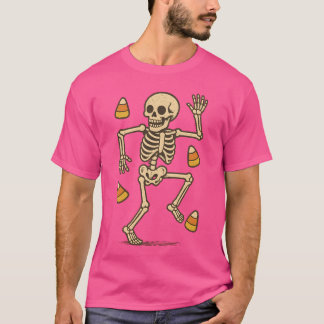 Camiseta Sublime esqueleto de Halloween Candy Trump Hallowe