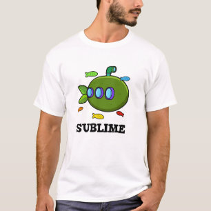 Camiseta Sublime Funny Submarine Fruit Lime Pun