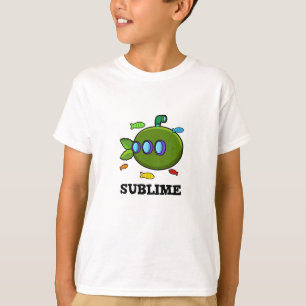 Camiseta Sublime Funny Submarine Fruit Lime Pun