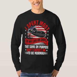 Camiseta Submarine I Spent Most Of My Life US Flag Submarin