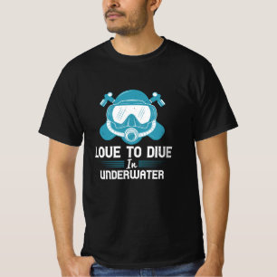 Camiseta Submarinismo - Amor De Bucear Bajo El Agua