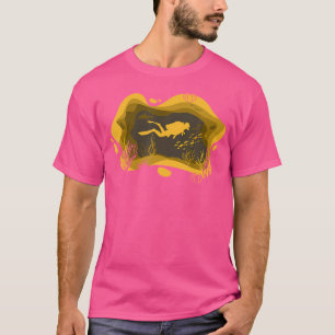 Camiseta Submarinismo con agua marina Buceo Scuba