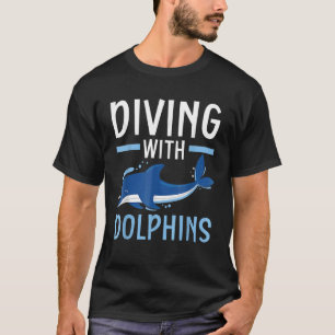 Camiseta Submarinismo con Delphin Marines Biólogo Subacuáti