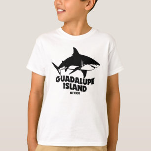 Camiseta Submarinismo con isla Guadalupe de tiburones