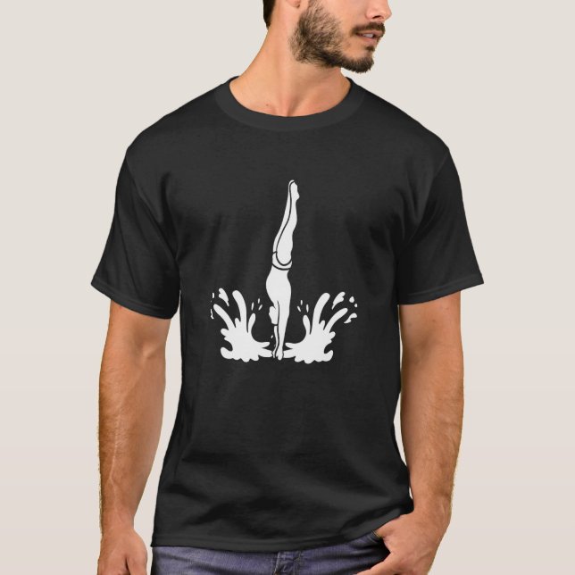 Camiseta Submarinismo con plataforma de buceo Splash Spring (Anverso)