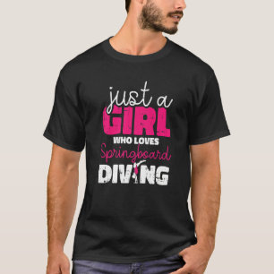 Camiseta Submarinismo con Platform Diver Chica Springboard