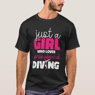 Camiseta Submarinismo con Platform Diver Chica Springboard