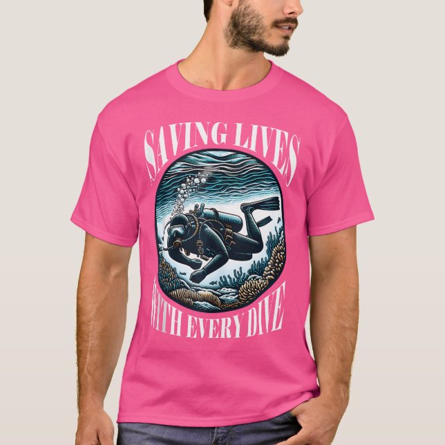 Camiseta Submarinismo de rescate (Anverso)