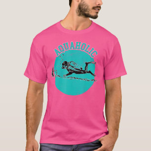 Camiseta Submarinismo divertido Aquaholic Scuba Diver