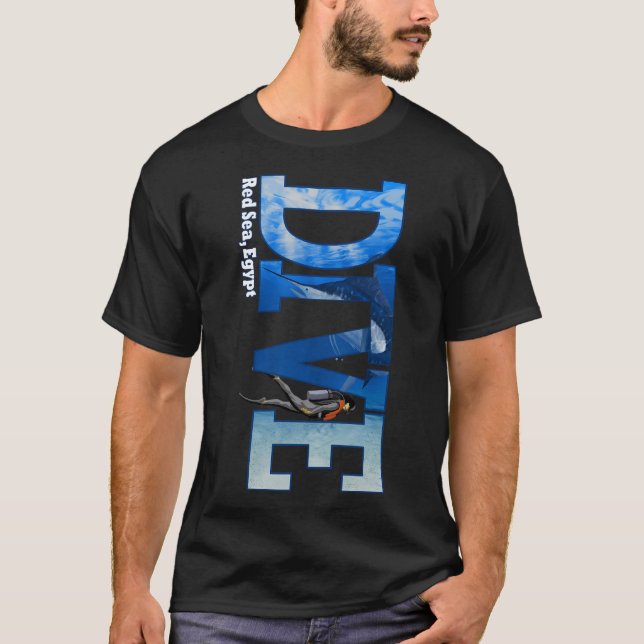 Camiseta Submarinismo en el Mar Rojo Scuba Buceo Snorkeling (Anverso)