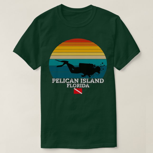 Camiseta Submarinismo en isla Pelican (Diseño del anverso)