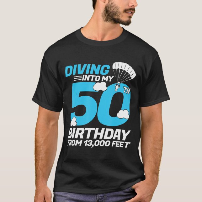 Camiseta Submarinismo en mi cumpleaños número 50 - Cumpleañ (Anverso)