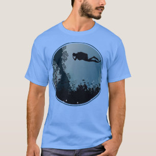 Camiseta Submarinismo en profundidad en el océano