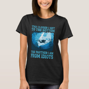 Camiseta Submarinismo - Más Cerca Llego Al Fondo Más Allá E