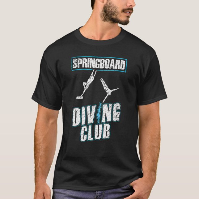 Camiseta Submarinismo Platform Diver Club Springboard (Anverso)