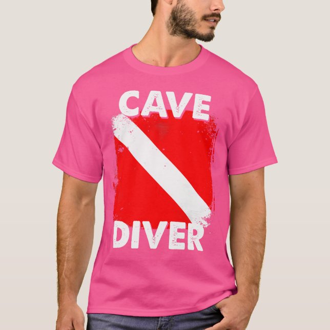 Camiseta Submarinismo Scuba Cave Diver Instructores Divemas (Anverso)