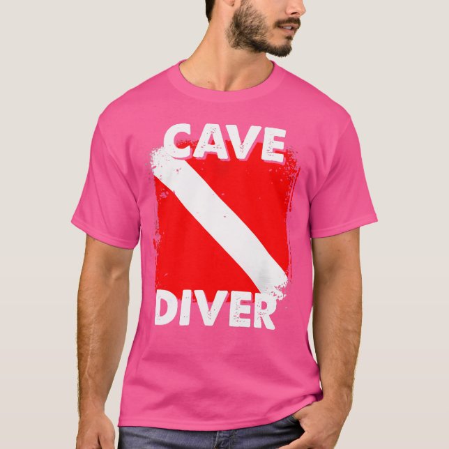 Camiseta Submarinismo Scuba Cave Diver Instructores Divemas (Anverso)