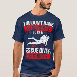 Camiseta Submarinismo Scuba Divertido Rescate Buceo Rescate