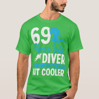 Camiseta Submarinismo Scuba Snorkel de 69 años Cumpleaños