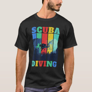 Camiseta Submarinismo Vintage Retro Scuba