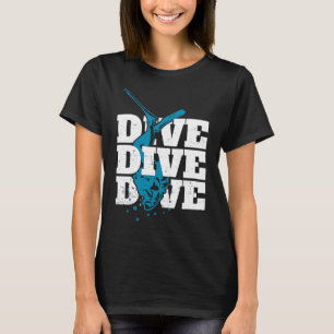 Camiseta submarinismo y buceo profundo Océano Scuba