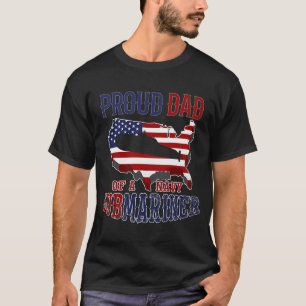 Camiseta Submarinista Submarinos Veterano Orgulloso Papá de