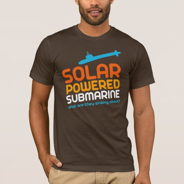 Camiseta Submarino accionado solar (Anverso)