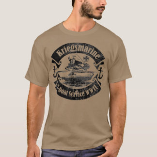 Camiseta Submarino alemán    Kriegsmarine de la Segunda Gue
