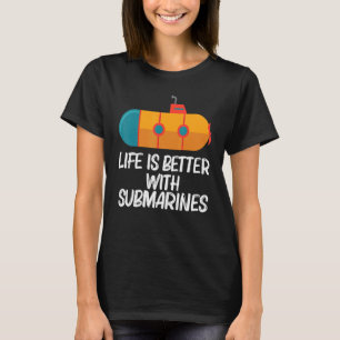 Camiseta Submarino Cool Para Hombres Mujeres Mar Veterano S