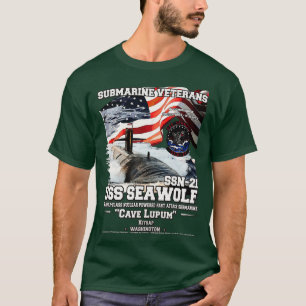 Camiseta Submarino de ataques SSN21 de Seawolf