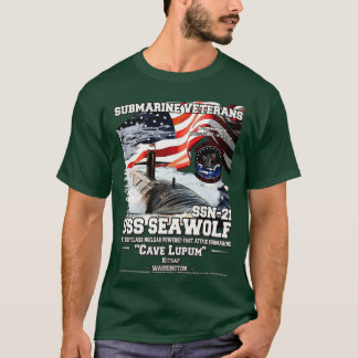 Camiseta Submarino de ataques SSN21 de Seawolf