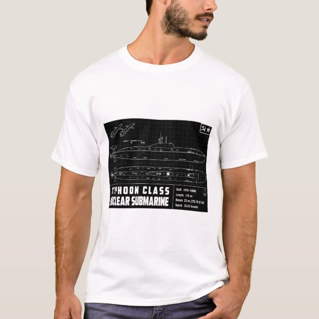 CAMISETA SUBMARINO DE CLASE DE TIFÓN (Anverso)