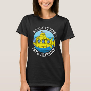 Camiseta Submarino De Regreso A La Escuela Listo Para Sumer