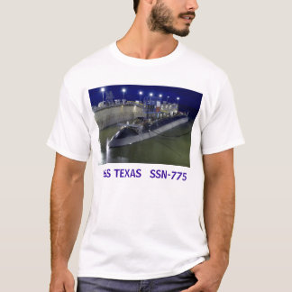 Camiseta Submarino de USS   TEJAS SSN-775
