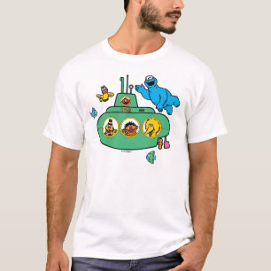 Camiseta Submarino del Monstruo de las Galletas y amigos de