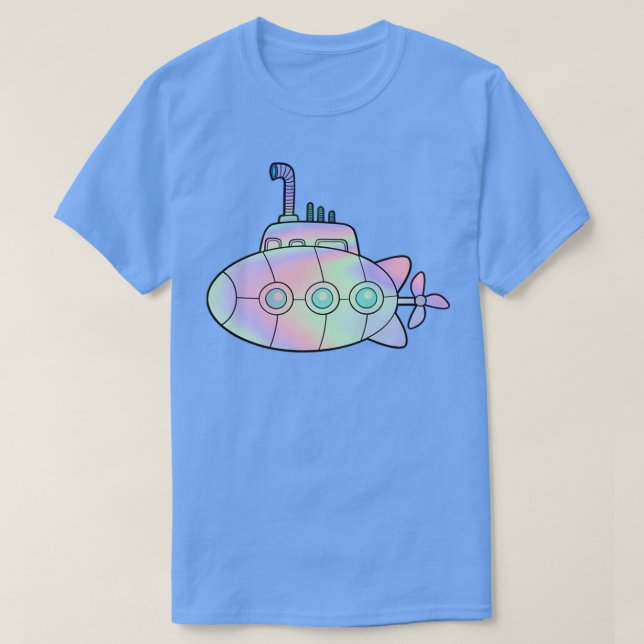 Camiseta submarino holográfico (Diseño del anverso)