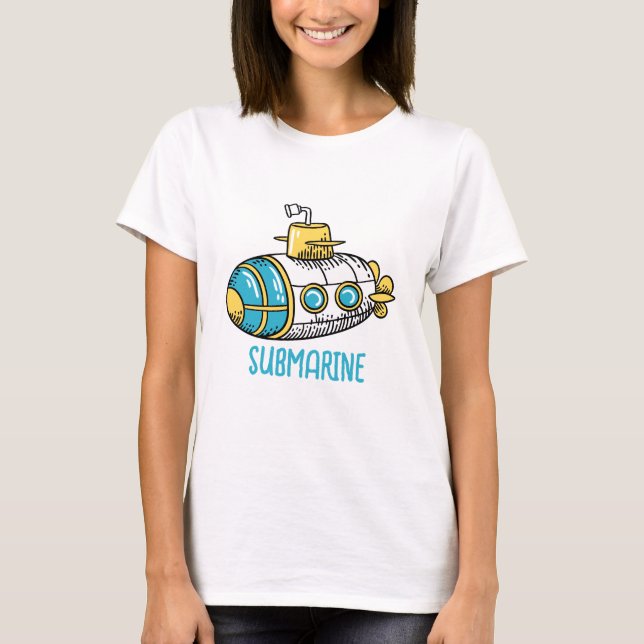 Camiseta Submarino - Regalo Para Los Amantes De Los Submari (Anverso)