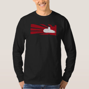 Camiseta Submarino Retro Veterano Para Hombres Submarino Pa