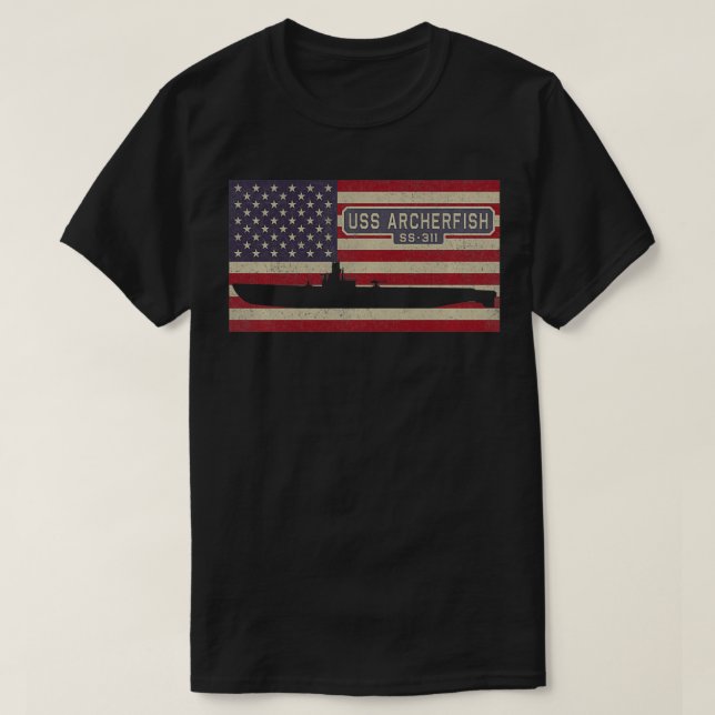 Camiseta Submarino Sa311 WW2 Submarine USA Fl (Diseño del anverso)