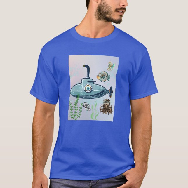 Camiseta Submarino Steampunk (Anverso)