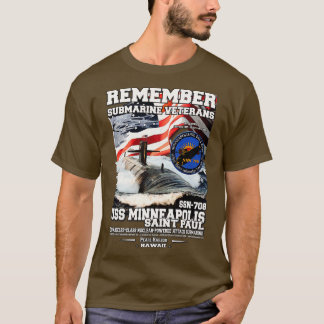 Camiseta Submarino USS MinneapolisSaint Paul SSN708