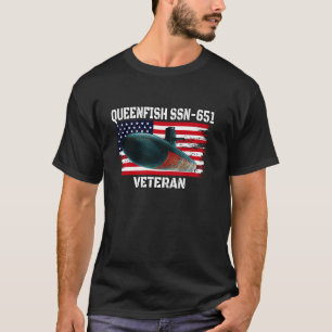 Camiseta Submarino USS Queenfish SSN 651 Abuelo Veterano