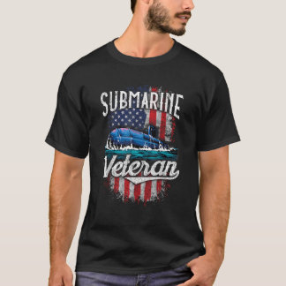 Camiseta Submarino veterano gracioso marino retirado de la 
