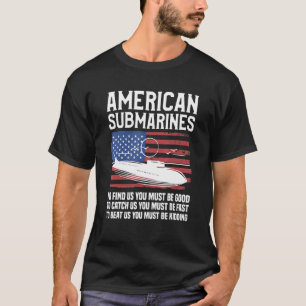 Camiseta Submarinos Estadounidenses Para Encontrarnos, Debe