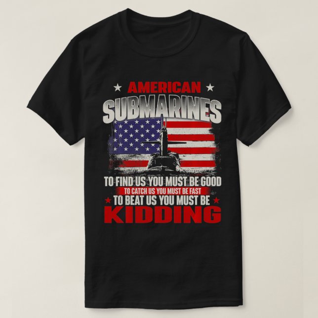 Camiseta Submarinos norteamericanos Patrióticos Marina de G (Diseño del anverso)