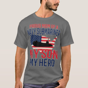 Camiseta Submarinos Veteranos Madre Orgullosa Militar