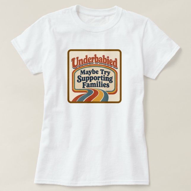 Camiseta Subpoblado: Apoyar Familias (Diseño del anverso)