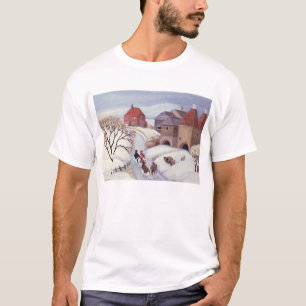 Camiseta Subrayando vacas en la nieve